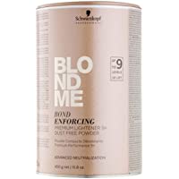 Los mejores  - Schwarzkopf BlondMe Bond Enforcing Premium Lightener 9+ Dust Free Powder- Tinte Capilar 9 Niveles- 450 gr